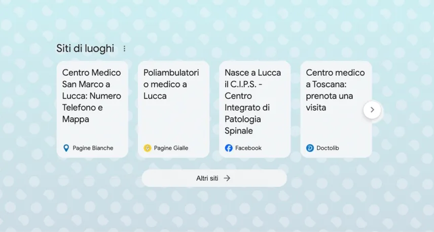 Marketing sanitario - recensioni clienti